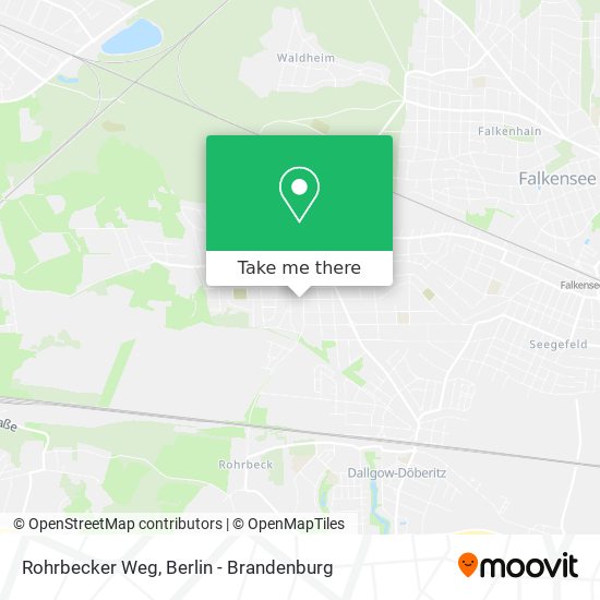 Rohrbecker Weg map