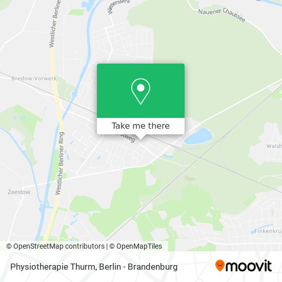 Physiotherapie Thurm map