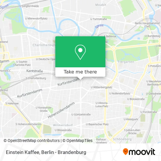 Карта Einstein Kaffee