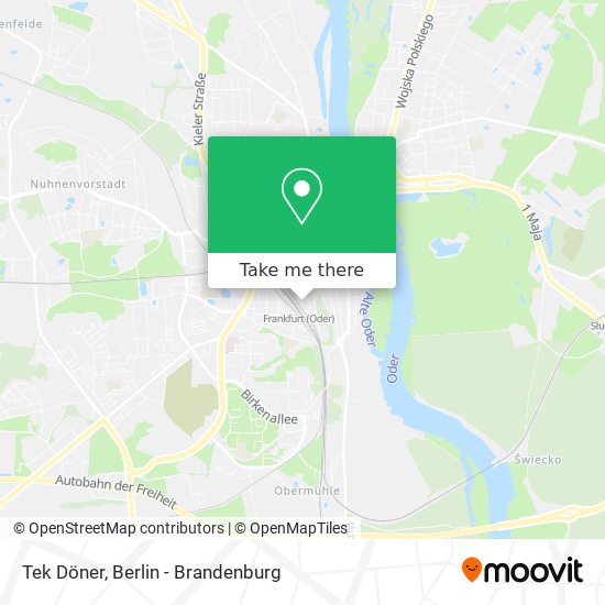 Tek Döner map