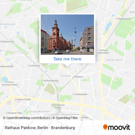 Rathaus Pankow map