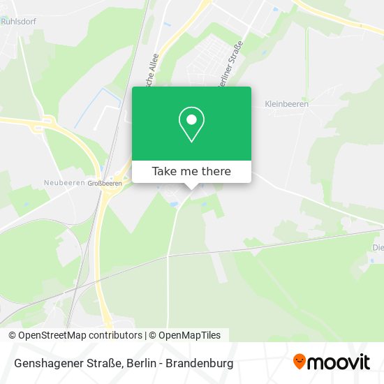 Genshagener Straße map