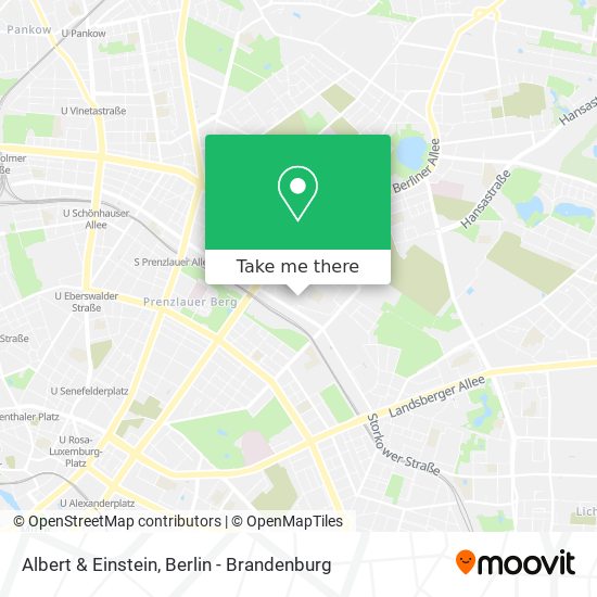 Albert & Einstein map