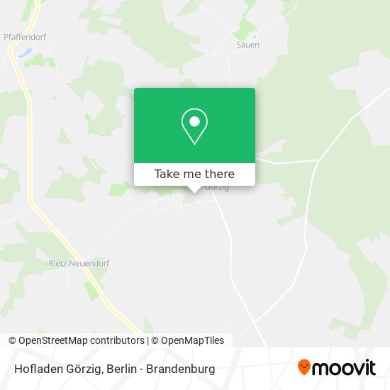 Hofladen Görzig map