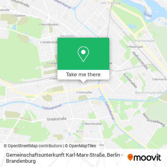 Gemeinschaftsunterkunft Karl-Marx-Straße map