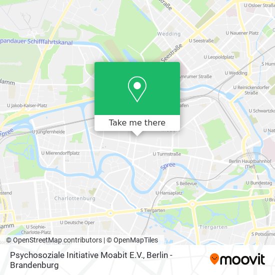 Psychosoziale Initiative Moabit E.V. map