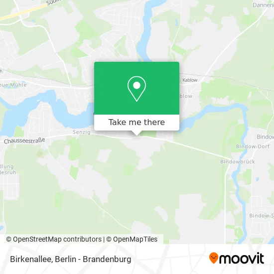 Карта Birkenallee