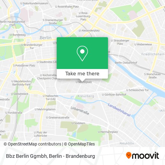 Bbz Berlin Ggmbh map