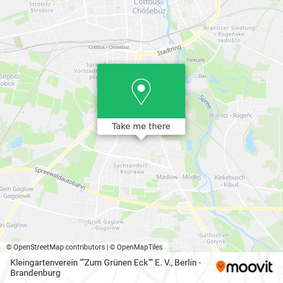 Kleingartenverein ""Zum Grünen Eck"" E. V. map