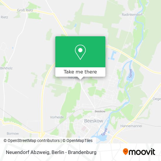 Neuendorf Abzweig map