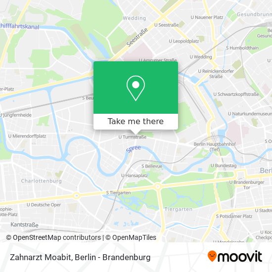 Zahnarzt Moabit map