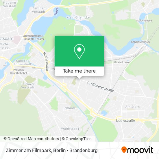 Zimmer am Filmpark map