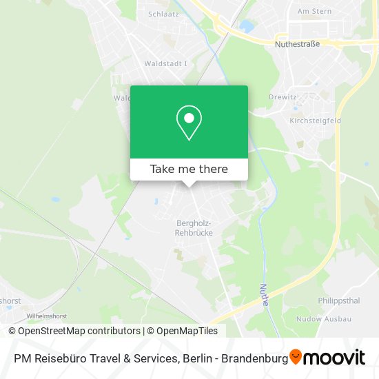 PM Reisebüro Travel & Services map