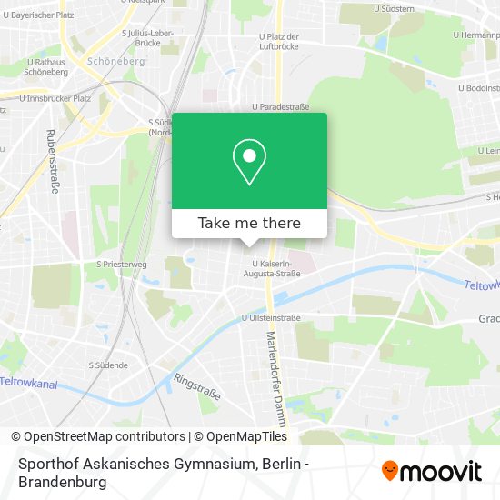 Sporthof Askanisches Gymnasium map