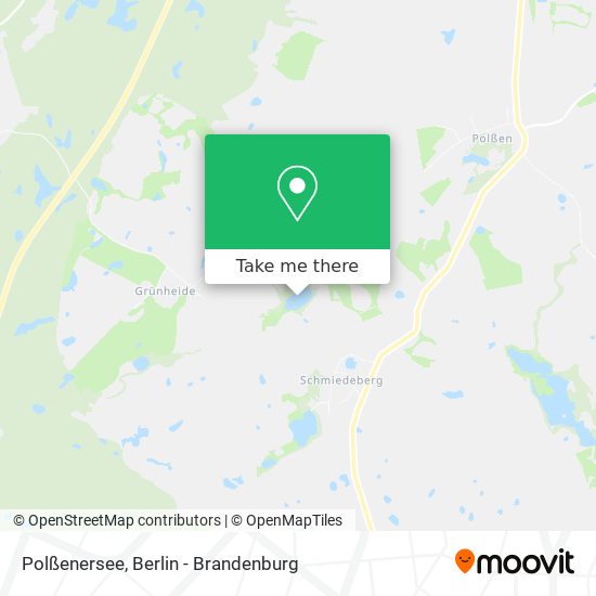 Polßenersee map