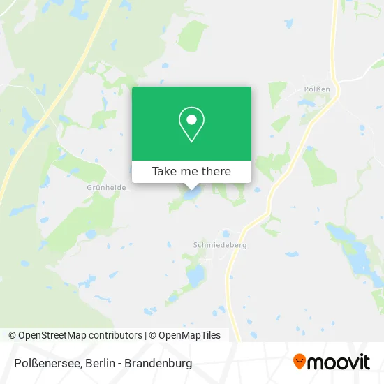 Карта Polßenersee