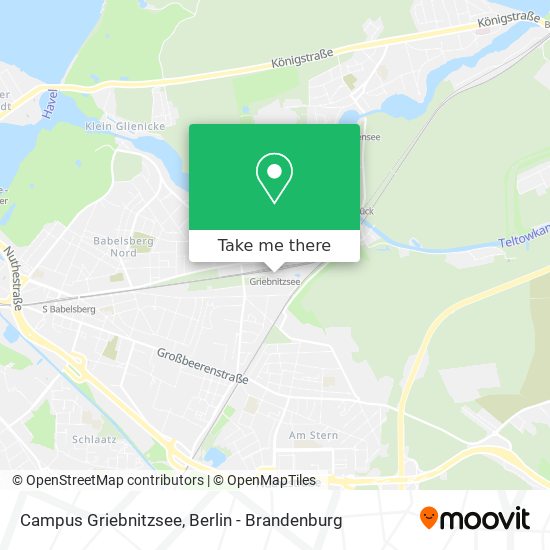 Campus Griebnitzsee map