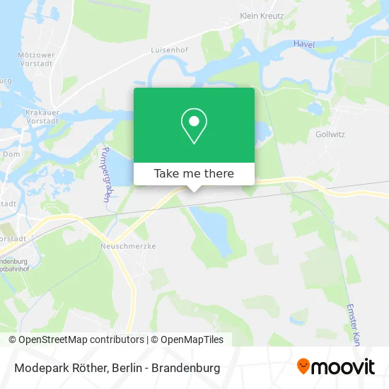 Карта Modepark Röther