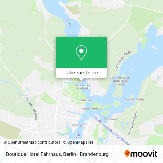 Boutique Hotel Fährhaus map