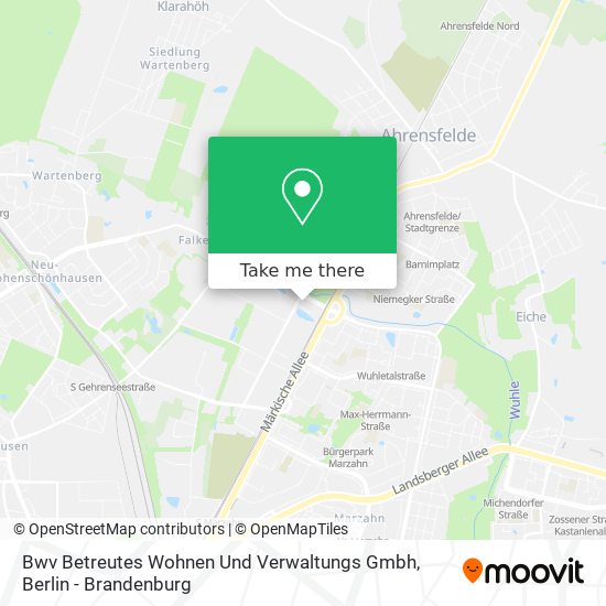 Bwv Betreutes Wohnen Und Verwaltungs Gmbh map