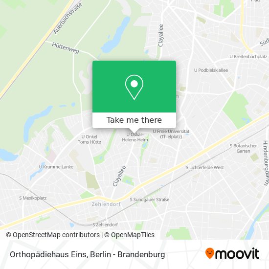 Orthopädiehaus Eins map