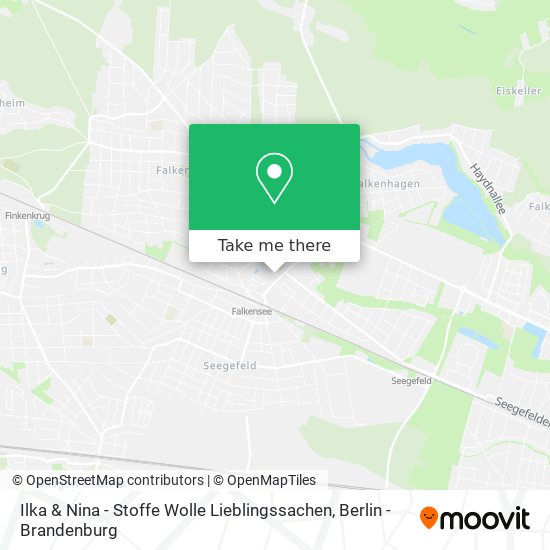 Карта Ilka & Nina - Stoffe Wolle Lieblingssachen