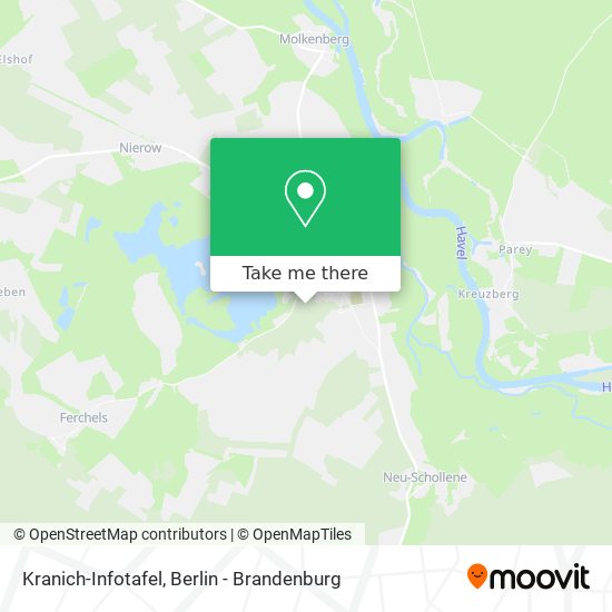 Карта Kranich-Infotafel