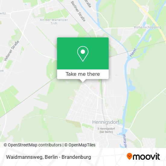 Waidmannsweg map