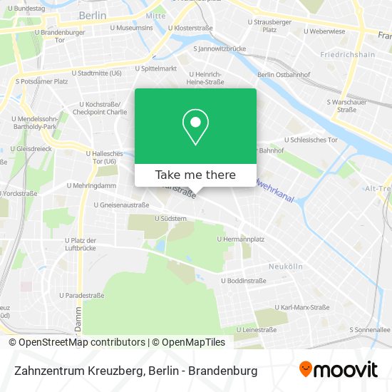 Zahnzentrum Kreuzberg map