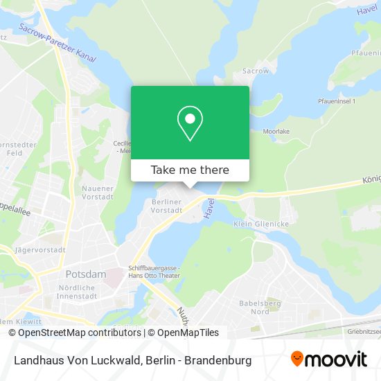 Landhaus Von Luckwald map
