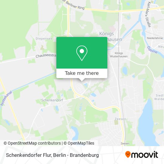 Schenkendorfer Flur map