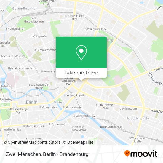 Zwei Menschen map