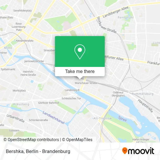 Bershka map