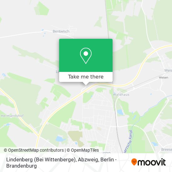 Карта Lindenberg (Bei Wittenberge), Abzweig