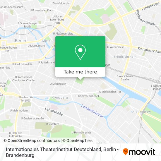 Internationales Theaterinstitut Deutschland map