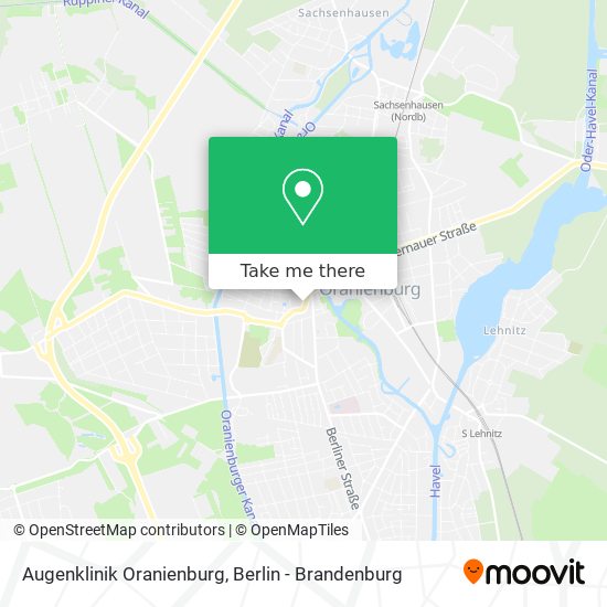 Augenklinik Oranienburg map