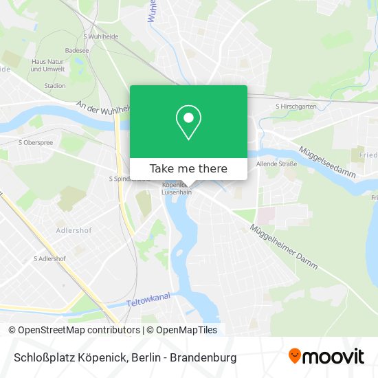 Schloßplatz Köpenick map