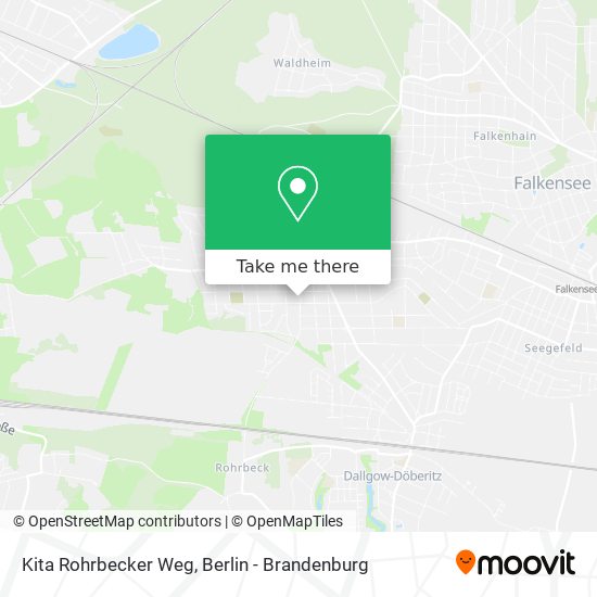 Карта Kita Rohrbecker Weg