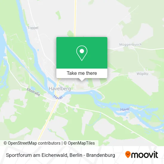 Карта Sportforum am Eichenwald