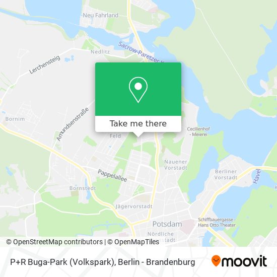 P+R Buga-Park (Volkspark) map
