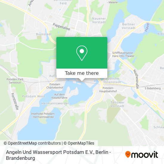 Angeln Und Wassersport Potsdam E.V. map