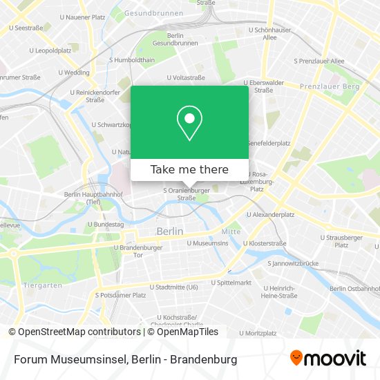 Forum Museumsinsel map