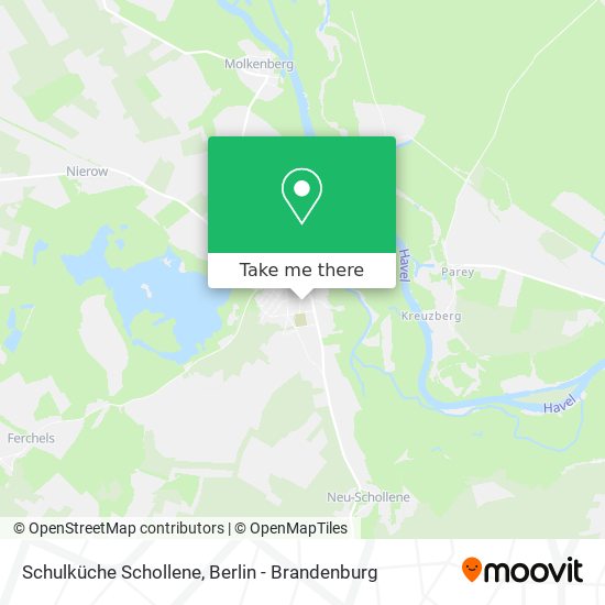 Schulküche Schollene map