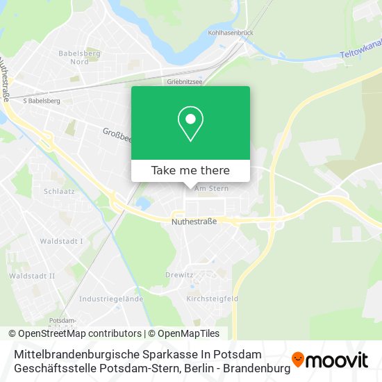 Mittelbrandenburgische Sparkasse In Potsdam Geschäftsstelle Potsdam-Stern map
