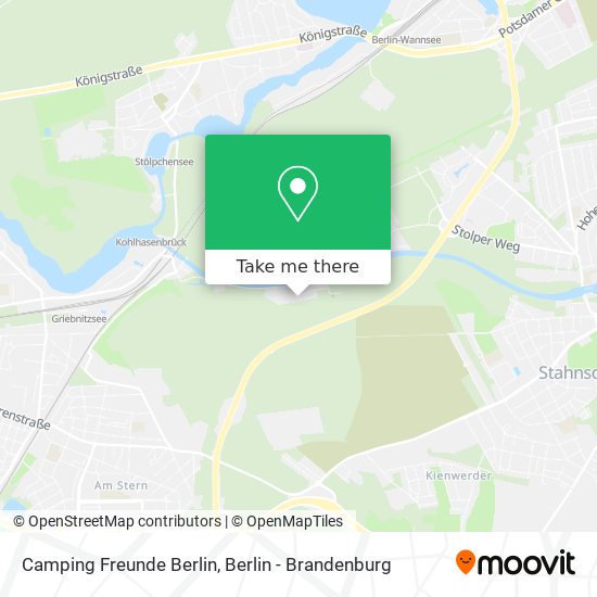 Camping Freunde Berlin map