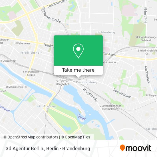 3d Agentur Berlin. map