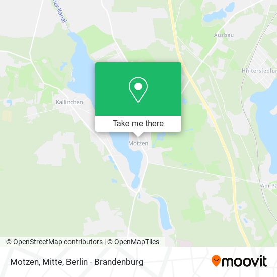 Карта Motzen, Mitte