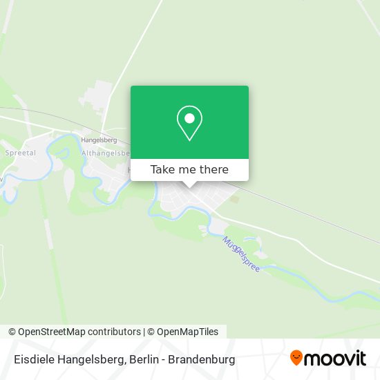 Eisdiele Hangelsberg map