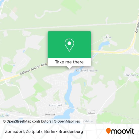 Zernsdorf, Zeltplatz map