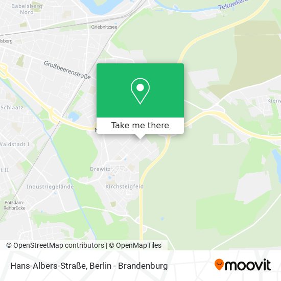 Карта Hans-Albers-Straße